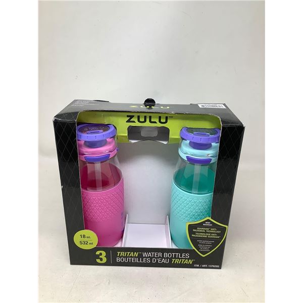 Zulu Tritan Water Bottle 2 Pack