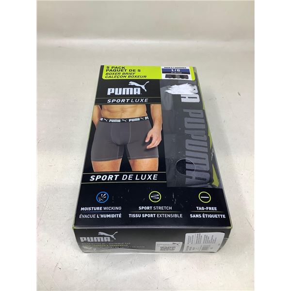Puma Boxer Briefs Pack Of 5 Size L