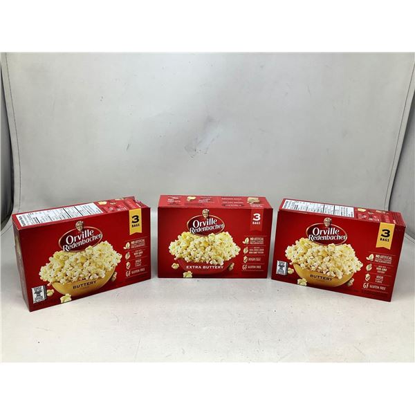 Orville Redenbacher Buttery Popcorn Lot Of 3