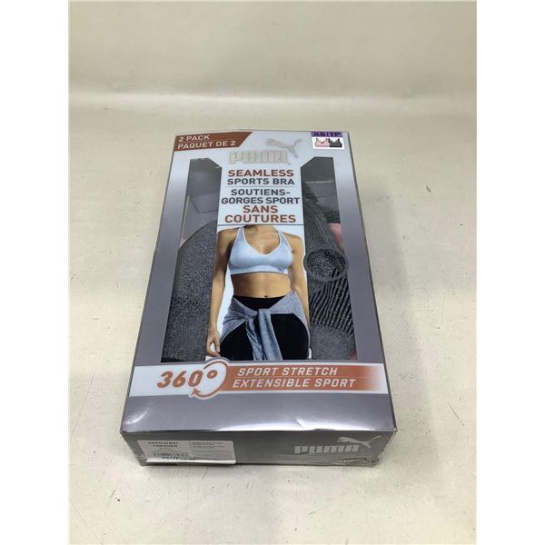 Puma Seamless Sports Bra 2 Pack Size XS