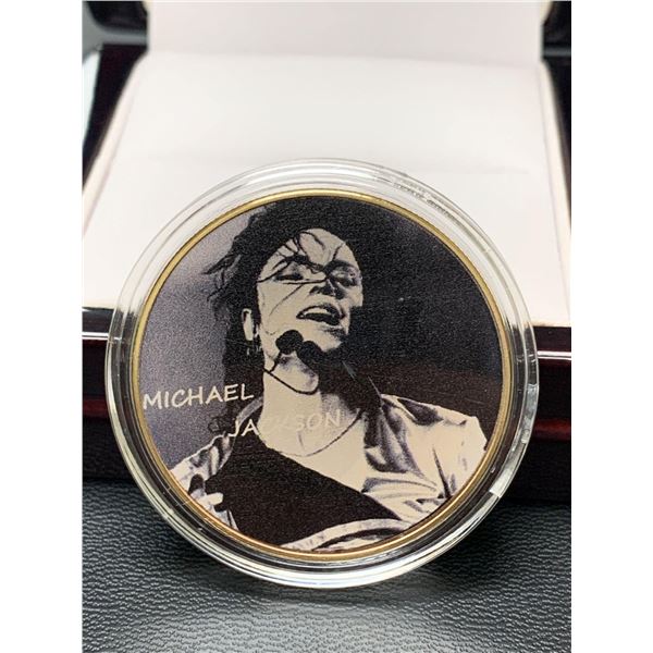We Remember Michael Jackson commemorative NEW cased medallion