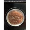 Image 1 : Royal Canadian Mint 1975 Proof Cased $1.00 Canoe Dollar in Display Case