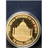 Image 1 : Seven Wonders of the World collector medallion - Taj Mahal - NEW Cased 2007