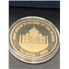 Image 2 : Seven Wonders of the World collector medallion - Taj Mahal - NEW Cased 2007