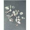 Image 2 : Lot of 20 NEW Silver charms assorted