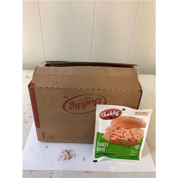 Case of Frozen Buddig Sliced Turkey (24 x 55g)