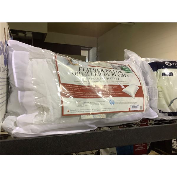 Northern Feather Canada King Size Feather Pillow 2-Pack