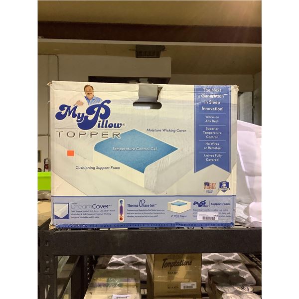 My Pillow 3in King Size Mattress Topper