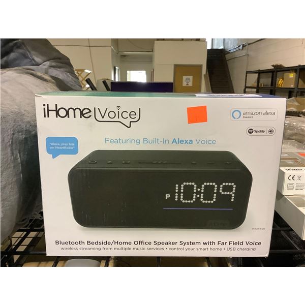 iHome Voice Bluetooth Bedside/Home Office Speaker System