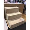 Image 1 : Zinus 3-Step Comfort Pet Stairs