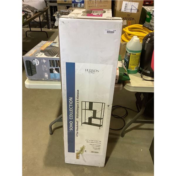 Soho Collection 4-Tier Bookshelf (31.5in x 11.8in x 44.5in)