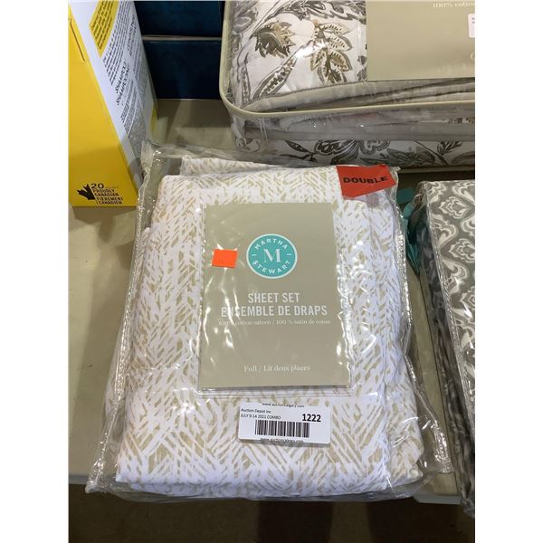 Martha Stewart Double Size Sheet Set