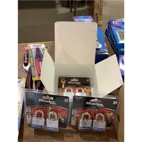 Case of 3 Master Lock 2-Pack Pad Locks - Model: 3T