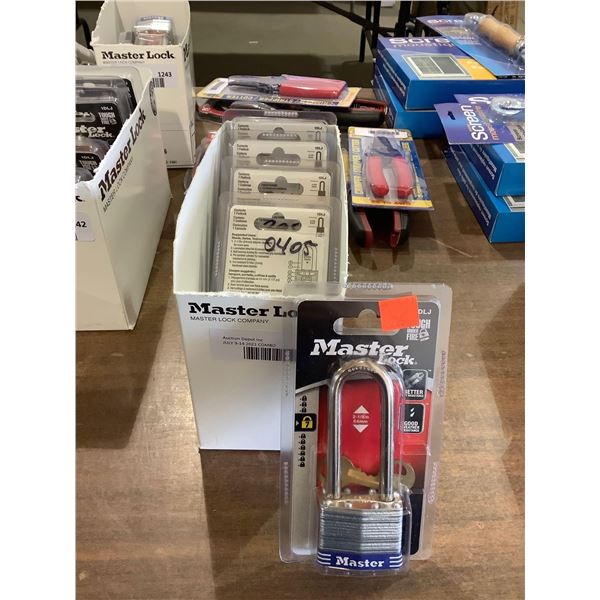 Case of 5 Master Lock Pad Locks - Model: 1DLJ