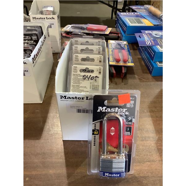 Case of 5 Master Lock Pad Locks - Model: 1DLJ