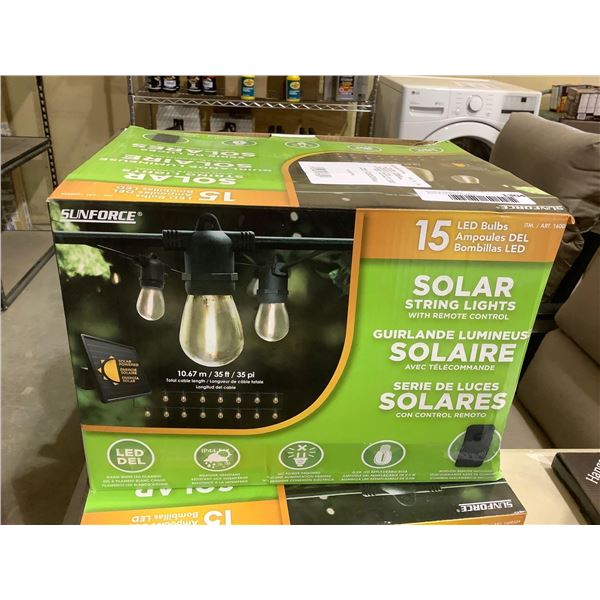 Sunforce 35ft LED Solar String Lights