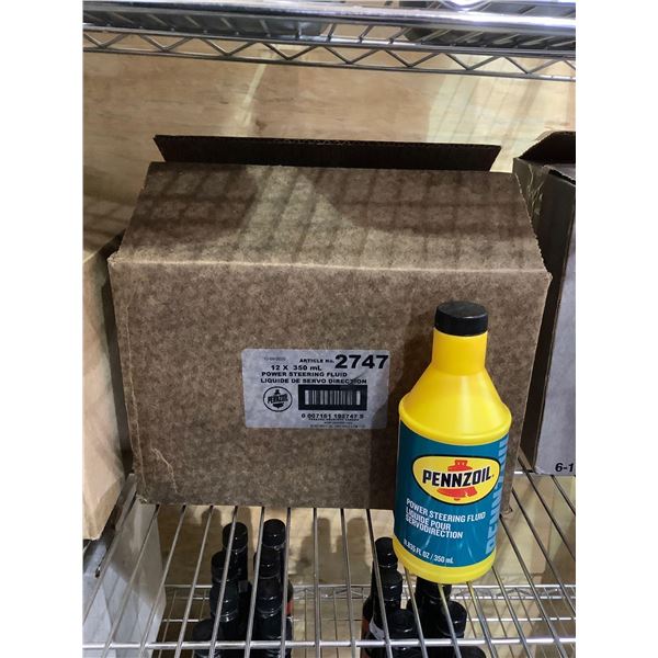 Case of Pennzoil Power Steering Fluid (12 x 350mL)