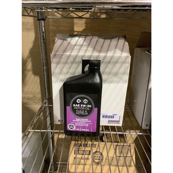 Case of Circle K SAE 5W-30 High Mileage Motor Oil (6 x 946mL)