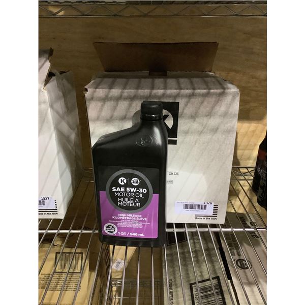 Case of Circle K SAE 5W-30 High Mileage Motor Oil (6 x 946mL)