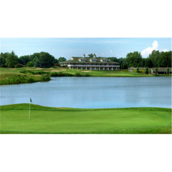 One 18-hole Foursome with Carts at Hawk Hollow