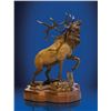 Image 1 : Wapiti (elk) Bronze Sculpture
