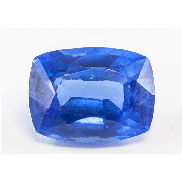 7.60ct Cushion Cut Blue Natural Sapphire GGL