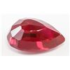 Image 3 : 22.65ct Pear Cut Red Natural Ruby GGL