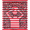 Image 1 : American Pop Oil on Canvas Signed Keith Haring