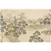 Image 3 : Japanese Watercolor on Silk Landscape