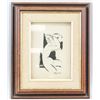 Image 2 : Italian Ink on Paper COA Signed Modigliani