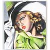 Image 2 : Polish Oil on Paper Signed LEMPICKA