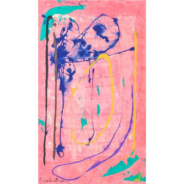 American Oil on Canvas Signed Frankenthaler