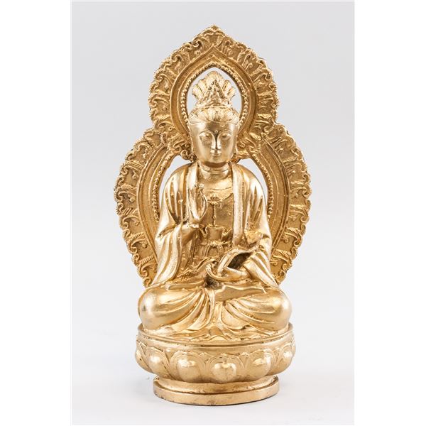 Chinese Gilt Bronze Buddha