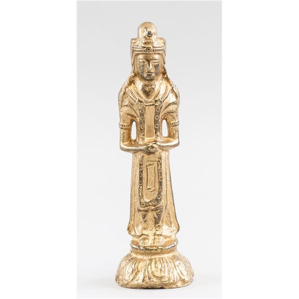 Korean Standing Bronze Buddha