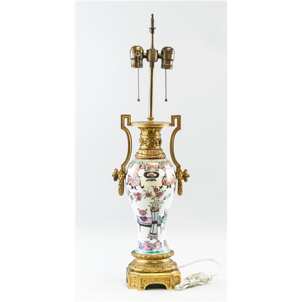 Chinese Qing Period Famille Rose with Omaru Metal