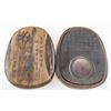 Image 1 : Chinese Ink Stone with Wood Case Signed