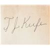 Image 2 : Tim Keefe 1857-1933 American Autograph Card