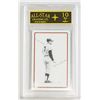 Image 4 : 1965 Baseball w/ Playing Card Signed Mickey Mantle