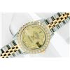 Image 2 : Rolex Datejust Ladies 26 Champagne VS Diamond 2 ctw Yellow Gold Bezel Box And Bo