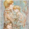 Image 2 : Woman with Children by Hibel (1917-2014)