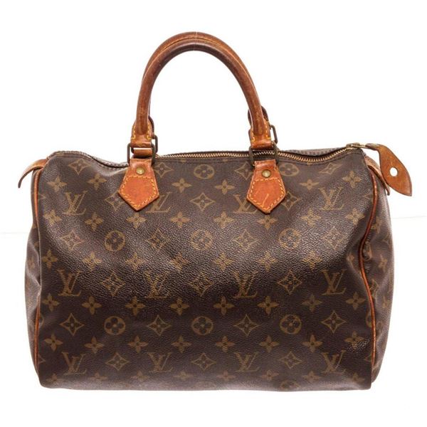 Louis Vuitton Brown Speedy 30cm Satchel Bag