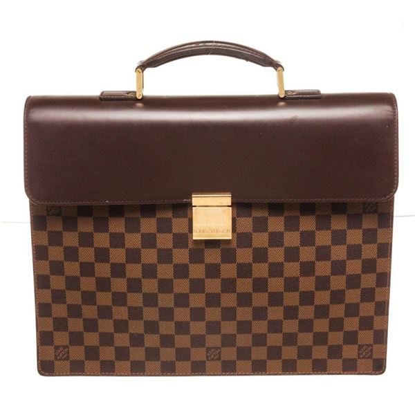 Louis Vuitton Brown Damier Ebene Altona PM Briefcases