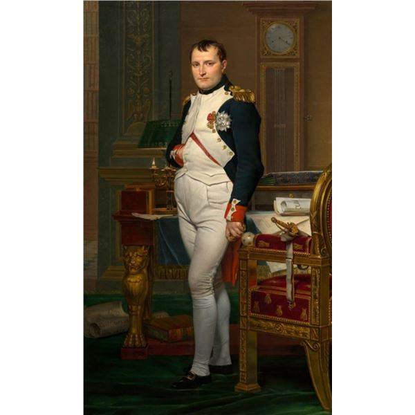 Jacques-Louis David - The Emperor Napoleon in his Study at the Tuileries