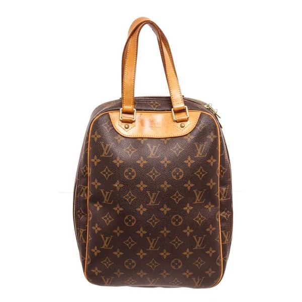 Louis Vuitton Brown Monogram Excursion Handbag