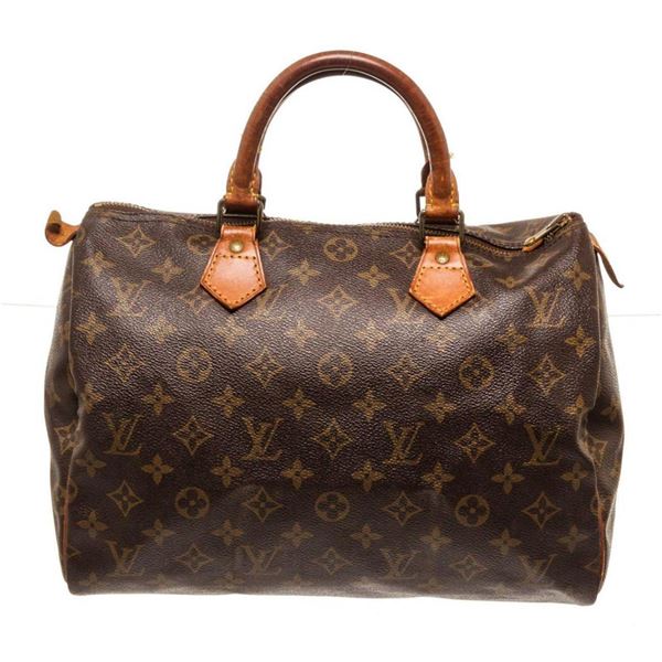 Louis Vuitton Brown Speedy 30cm Satchel Bag