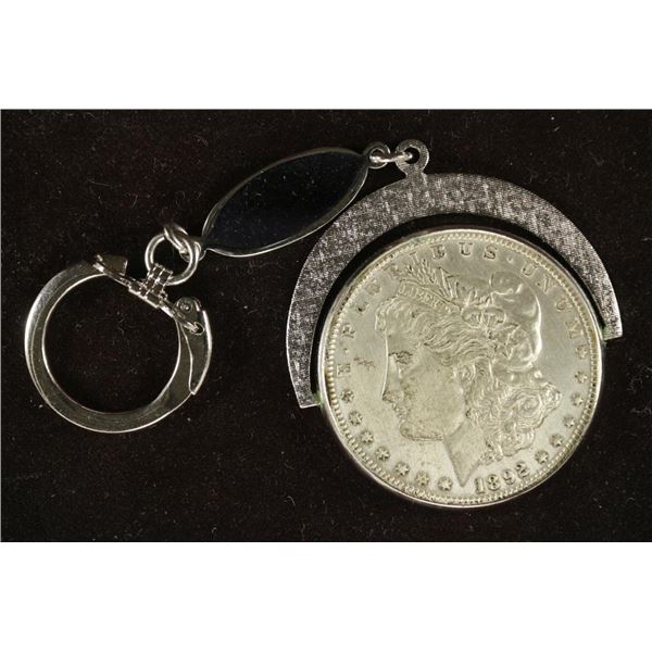 1892-O MORGAN SILVER DOLLAR KEY CHAIN