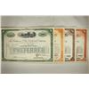 Image 2 : 4 ASSORTED VINTAGE RAILROAD STOCK CERTIFICATES