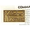 Image 1 : ISRAEL BRONZE 1 1/4'' X 2 1/4'' INGOT