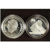 Image 1 : 2-1 1/2'' PROOF TOKENS RONALD REAGAN CENTENNIAL &