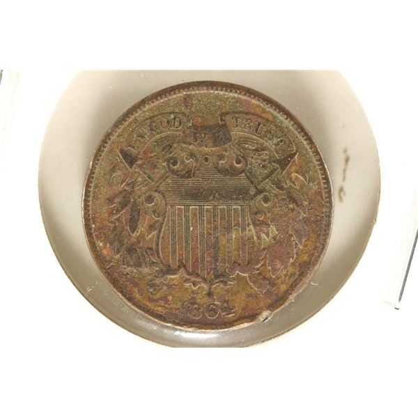 1864 US TWO CENT PIECE